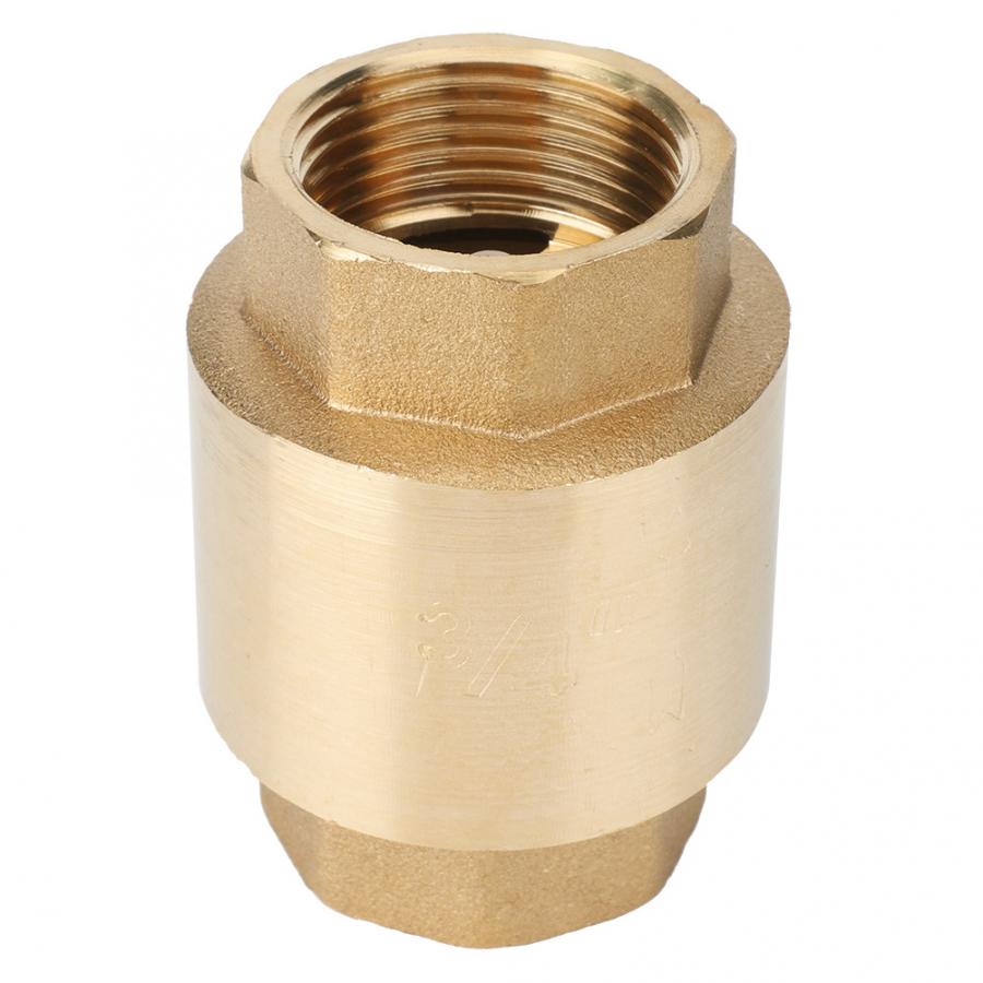 1 PCS Threaded Check Valve High Accuracy Brass Check Valve One Way Non-Return For Water Gas Oil clapet anti retour