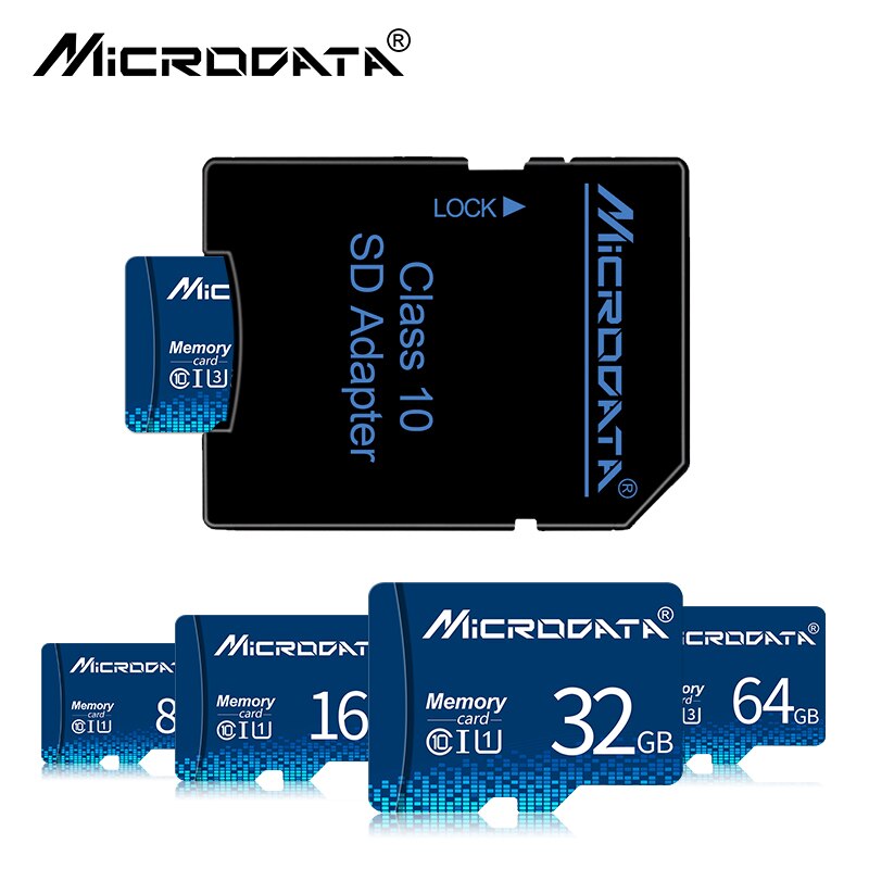 Arriveal mikrodata hukommelseskort 32 64 128 gb mikro  sd 128gb 32gb 64gb micro sd-kort sd / tf flash-kort microsd carte til telefon