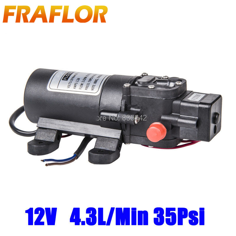 Dc 12v diaphragm water pump automatic switch 3,8 l/ min car wash garden sprayer boat caravan engine house rv pump: Default Title