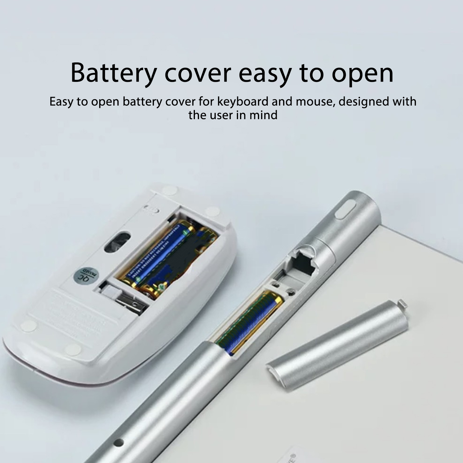 Drahtlose Tastatur Maus Kit schlanke drahtlose Taste Maus Combo tragbare schöne energie sparende stille Taste LED-Anzeige für zu Hause