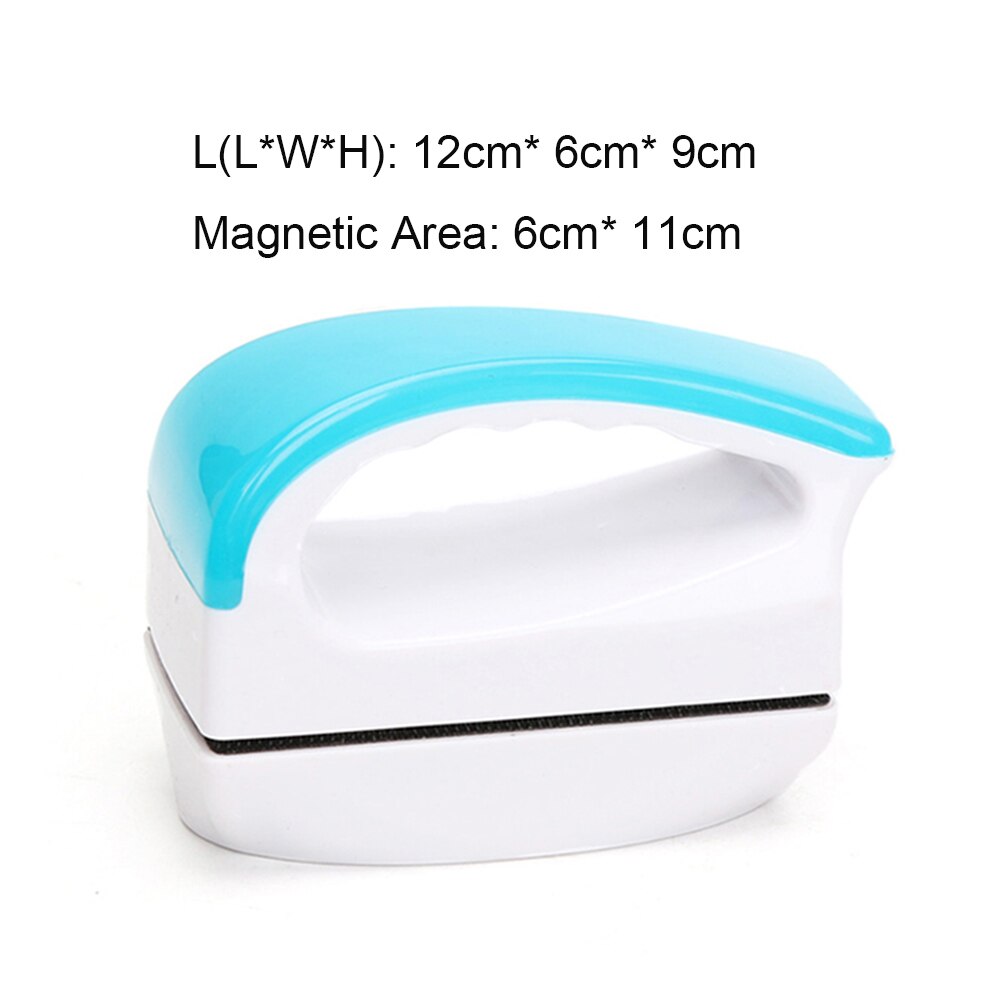 Magnetische Aquarium Borstel Aquarium Accessoires Decoratio Cleaner Drijvende Clean Aquarium Aquarium Glas Gereedschappen Schoon AA0050: Light Blue-L