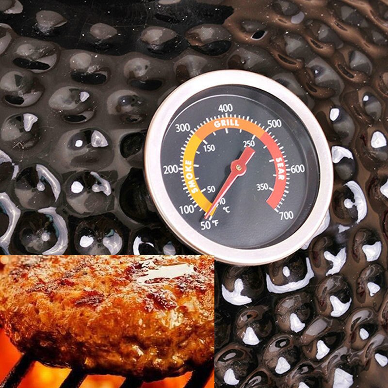 Barbecue Thermometer 0-400 Degree Roast Duck Chicken Oven Bimetallic Baking Grilling BBQ Thermometer Meter