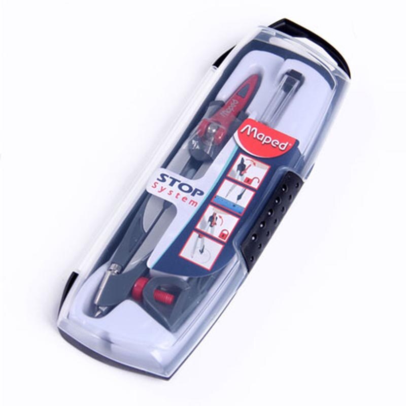 Maped Multi function drawing tool for metal drawing stainless steel compasses examination drawing for students