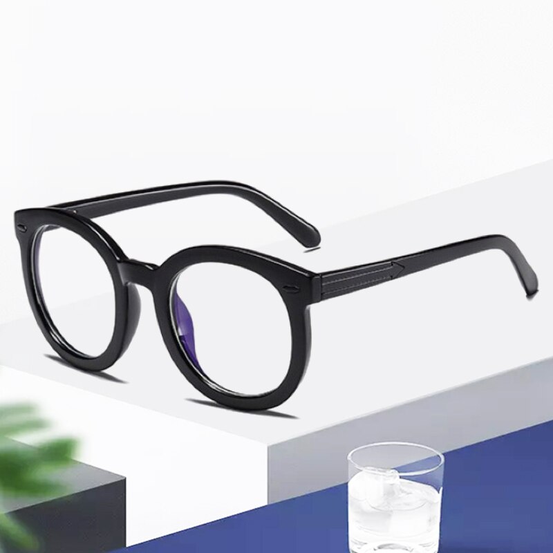 Ruwe bijziendheidsbril klassieke zwarte montuur plastic bril man vrouw vierkante montuur leesbril  uv400