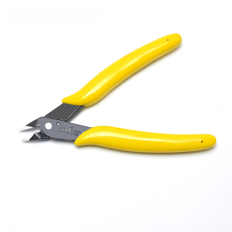 1PCS Bule Flush Side Scher Cutter Clipper Schneiden Perlen Zangen Für Schmuck Draht Werkzeuge Schmuck Zangen Werkzeuge & Ausrüstung kit: YELLOW