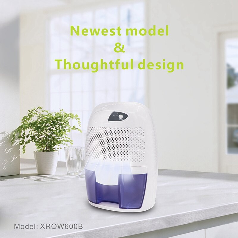 Mini Dehumidifier Air Purifier Moisture Damp Home Bedroom Bathroom Kitchen UK Plug: Default Title