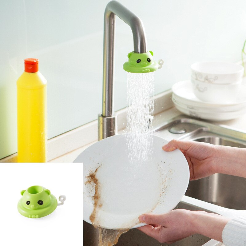 360 roterbara bubblare vattenbesparande högtrycksmunstycke badrum kökstillbehör köksprylar köksblandare eventverktyg: T -009-03- grön