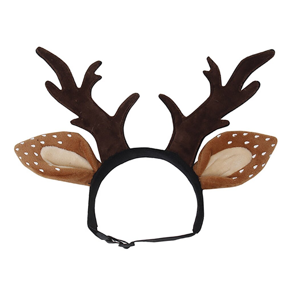neue Weihnachten Haustier Hund Kostümich Geweih Elch Ohr Stirnband Nette schick Kleid hoch Neue Jahr Haustier Party Hütte Haustier hund Katze Kostüm: Ursprünglich Titel