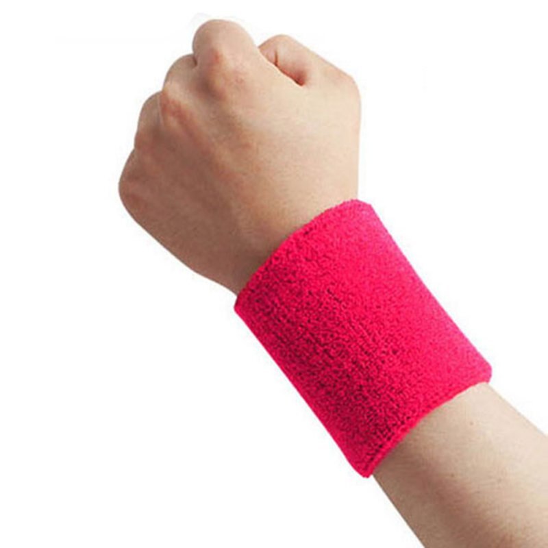 1pcs Sport Protect Wrist Sleeve Gym Sweatband Fitness Run Sweat Band 8*7.5 CM