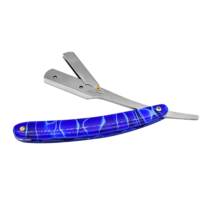 Straight Razor Handle Classic Safety Barber Straight Razor Fit Half Piece Double Edge Razor Blade: Default Title