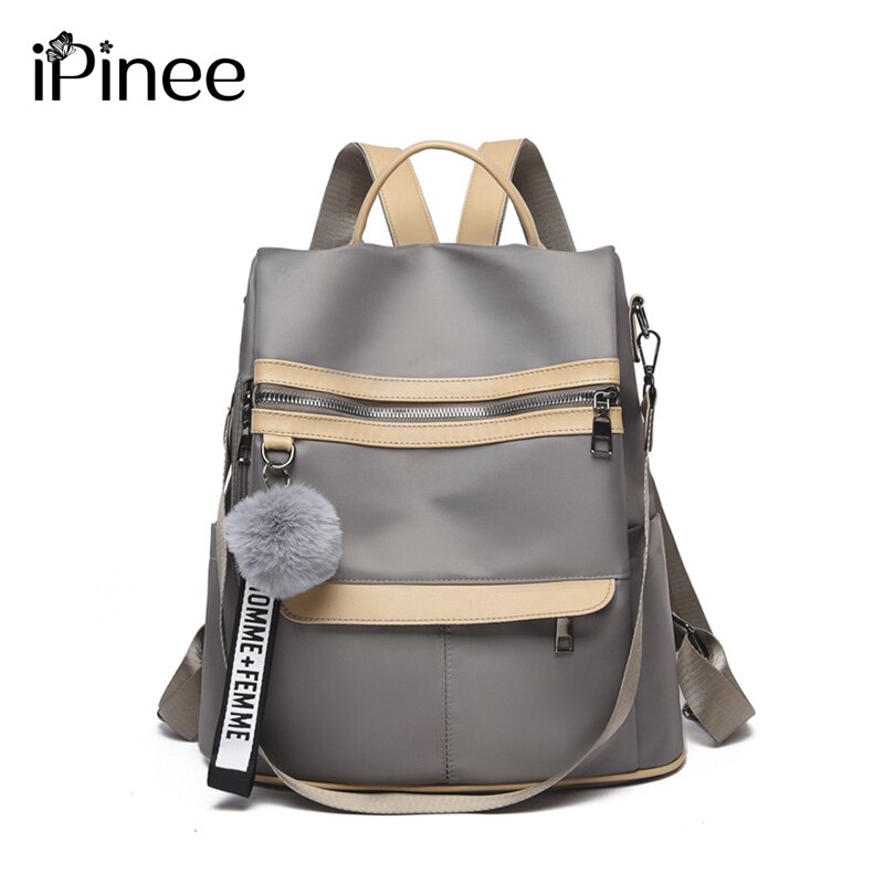 Ipinee Dames Oxford Doek Rugzak Mode Laptop Rugzak Meisjes Retro Zakelijke Tas