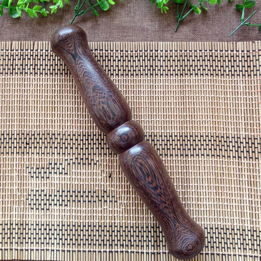 2Pcs Tai Chi Stick for Kungfu Training Portable Wooden Tai Chi Stick Ruler Tai Chi Train Equipment