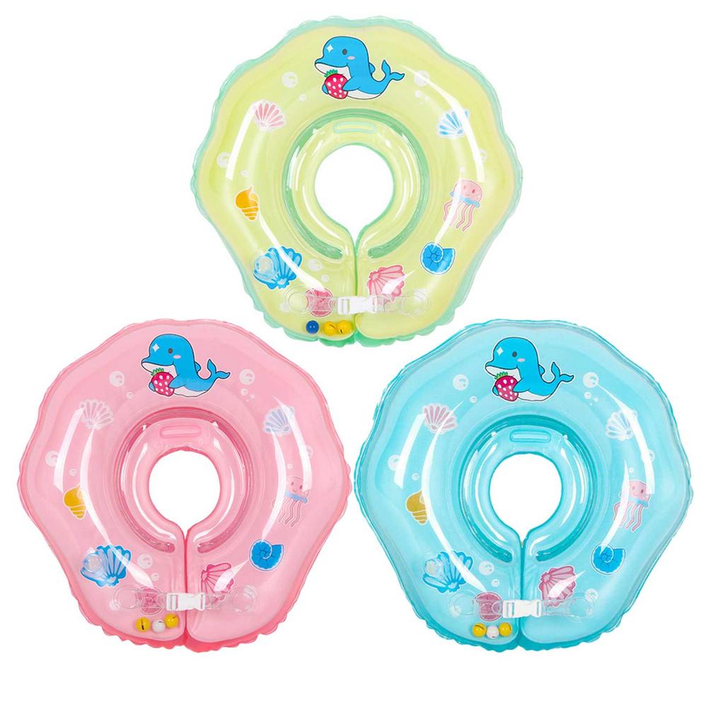 Swimming Baby Accessories Neck Ring Tube Safety Infant Float Circle For Bathing Inflatable For 1-10 Months: 2 M