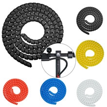 1M ligne organisateur tuyau Protection spirale enroulement câble fil protecteur couverture Tube adapté pour XIAOMI M365/PRO Scooters électriques