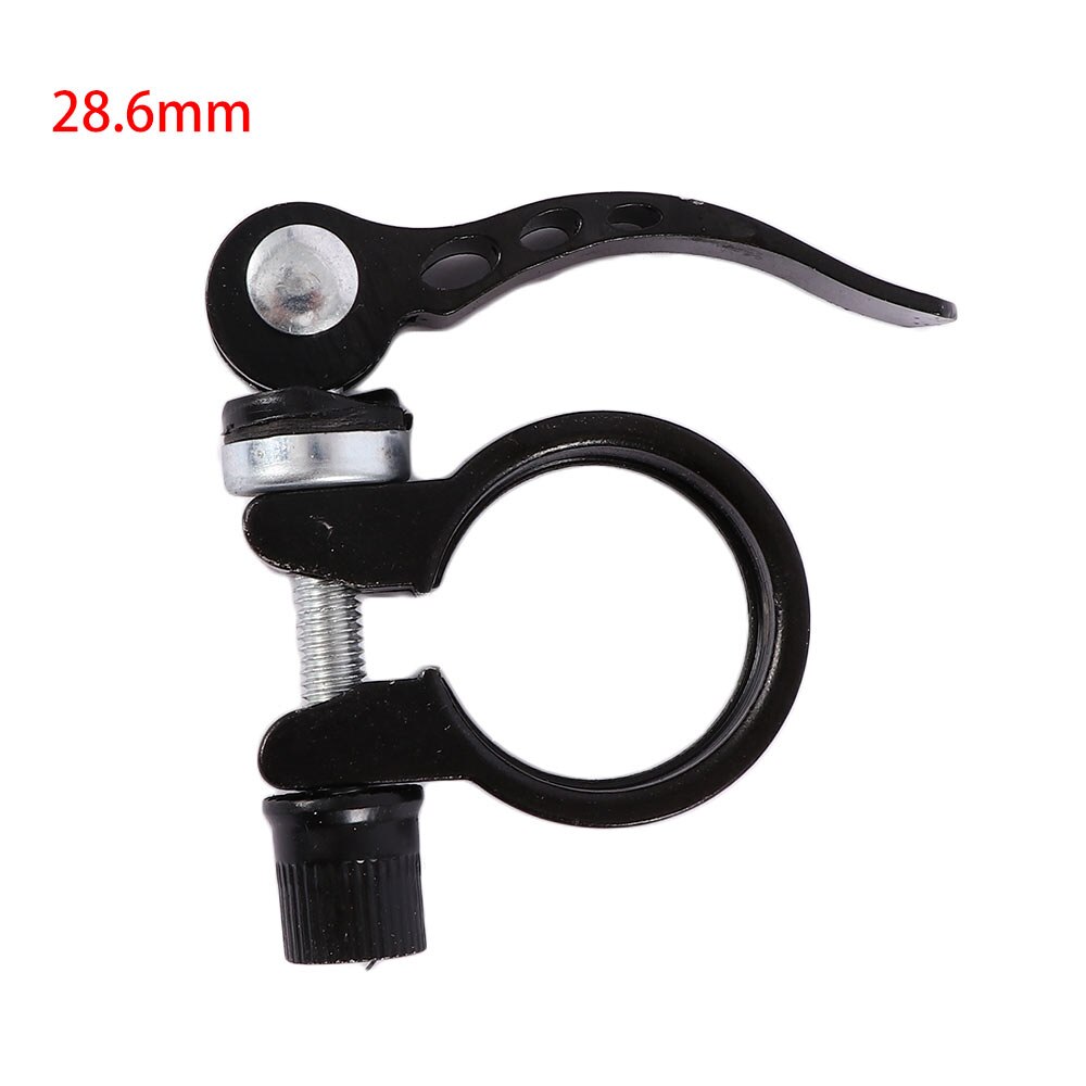 28.6/31.8/34.9Mm Legering Zadelpenklem Quick Mtb Fiets Fietsen Zadel Zadelpenklem Quick Release Spare onderdelen Voor Fietsen: black	28.6 mm