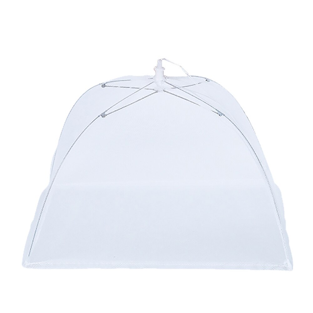 Reusable Food Covers Collapsible Food Covers Umbrella Food Protect Covers Protector Food Anti Dust Cover Kitchen Accessories: white