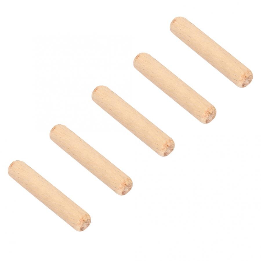 1 pack wood dowel Woodworking Round Fluted Wood Wooden Craft Dowel Pins