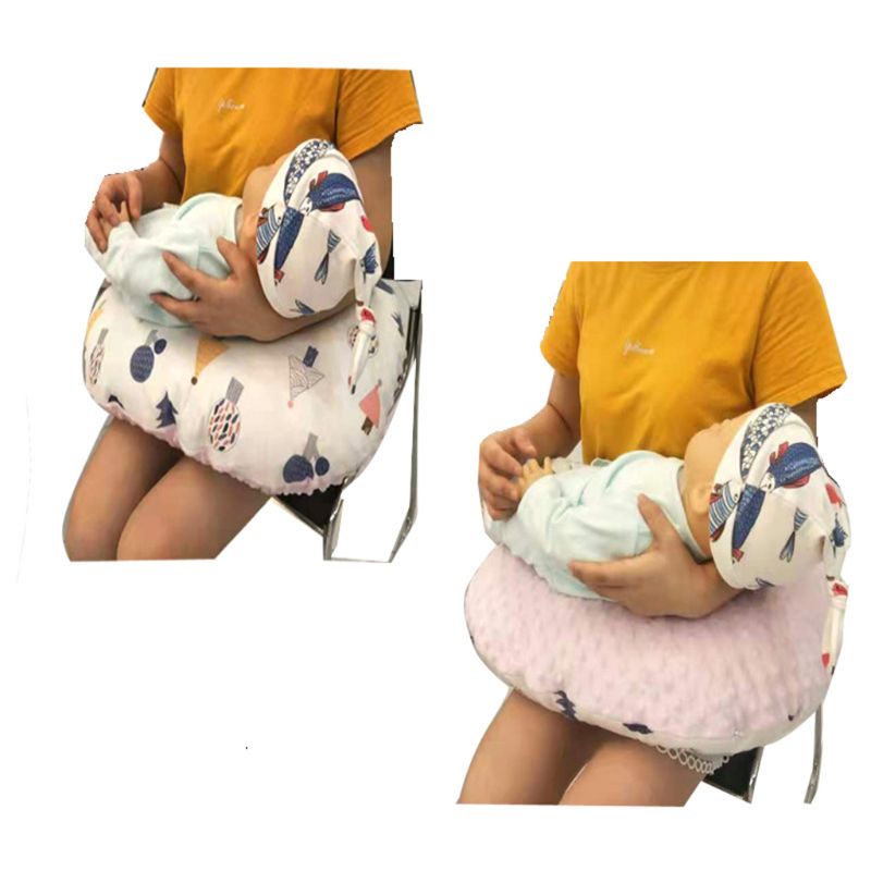 Baby Breastfeeding Pillow/Pillowcase Newborn Head Positioner Maternal and Child Supplies Multi-function U-type Maternity Nursing