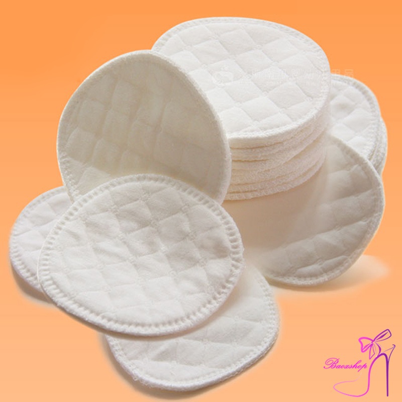 12 Pcs Reusable Breast Feeding Nursing Breast Pads Washable Soft Absorbent Baby Supplies YJS