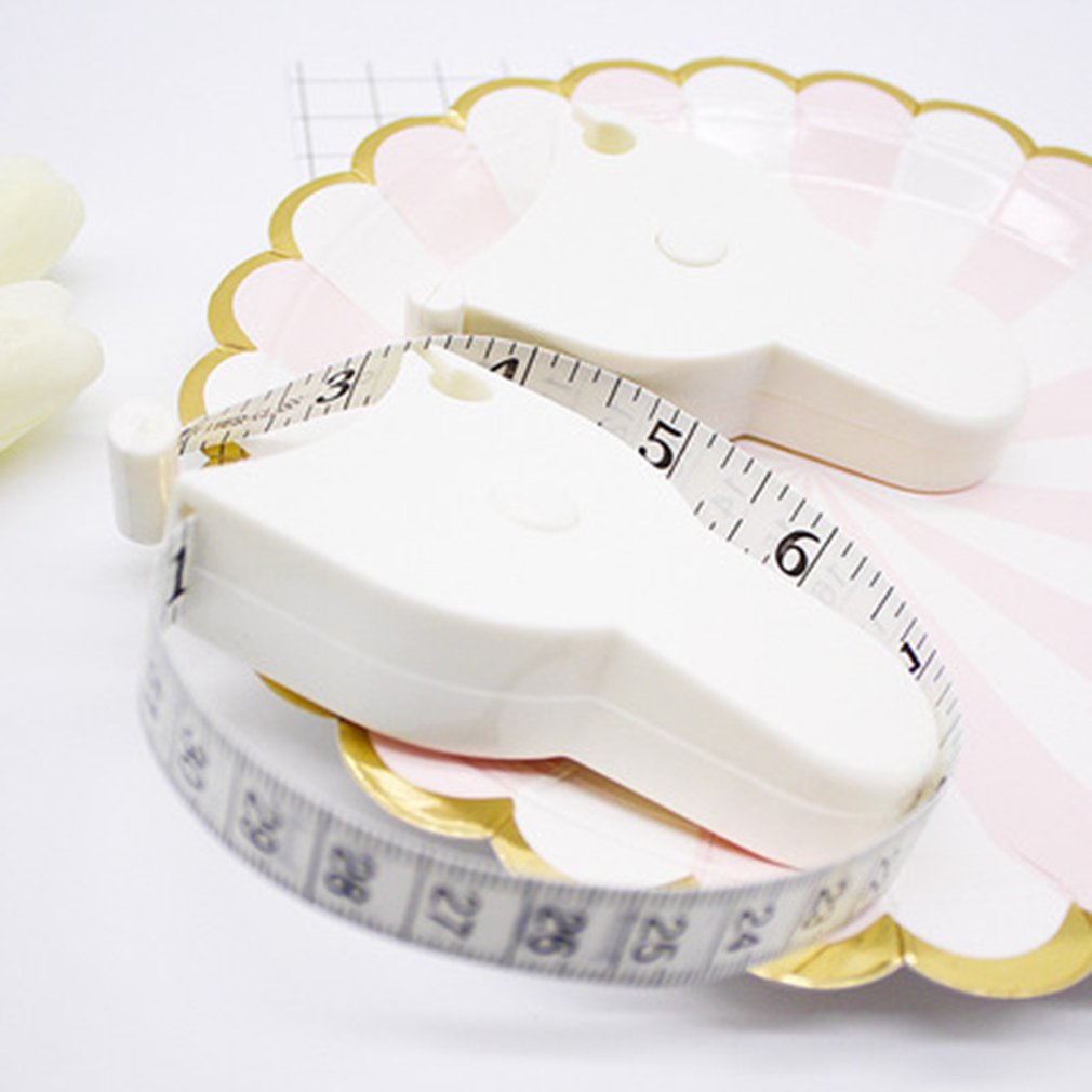 1 Pc Simple Cnvenient Body Tape Measure for Measuring Waist Diet Weight Loss