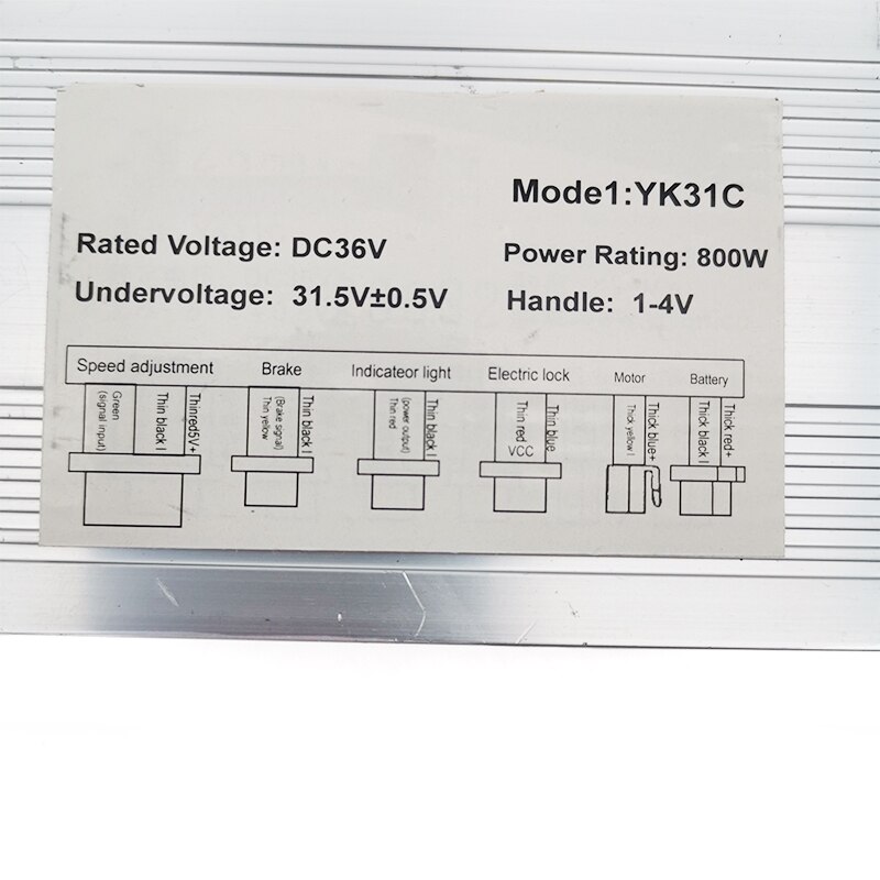 36V/800W Brush Motor Speed Controller Box For ATV Go Kart Quad Buggy Pit Bike Scooter