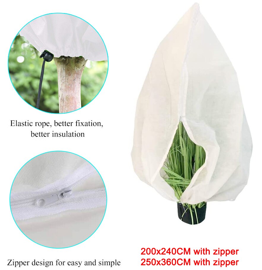 Plant Cover Winter Warm Cover Tree Shrub Plant Protecting Bag Frost Protection For Yard Garden Plants Small Tree Against Cold