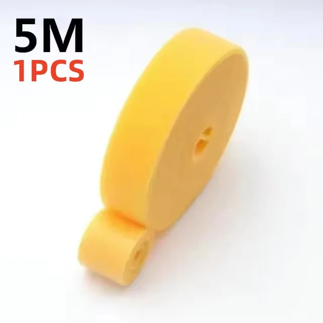 Organisateur de câbles USB, gestion des câbles déchirables, attaches enrouleur, accessoires de téléphone, organisateur de câbles métalliques, crochet de plante en Nylon: Bleu