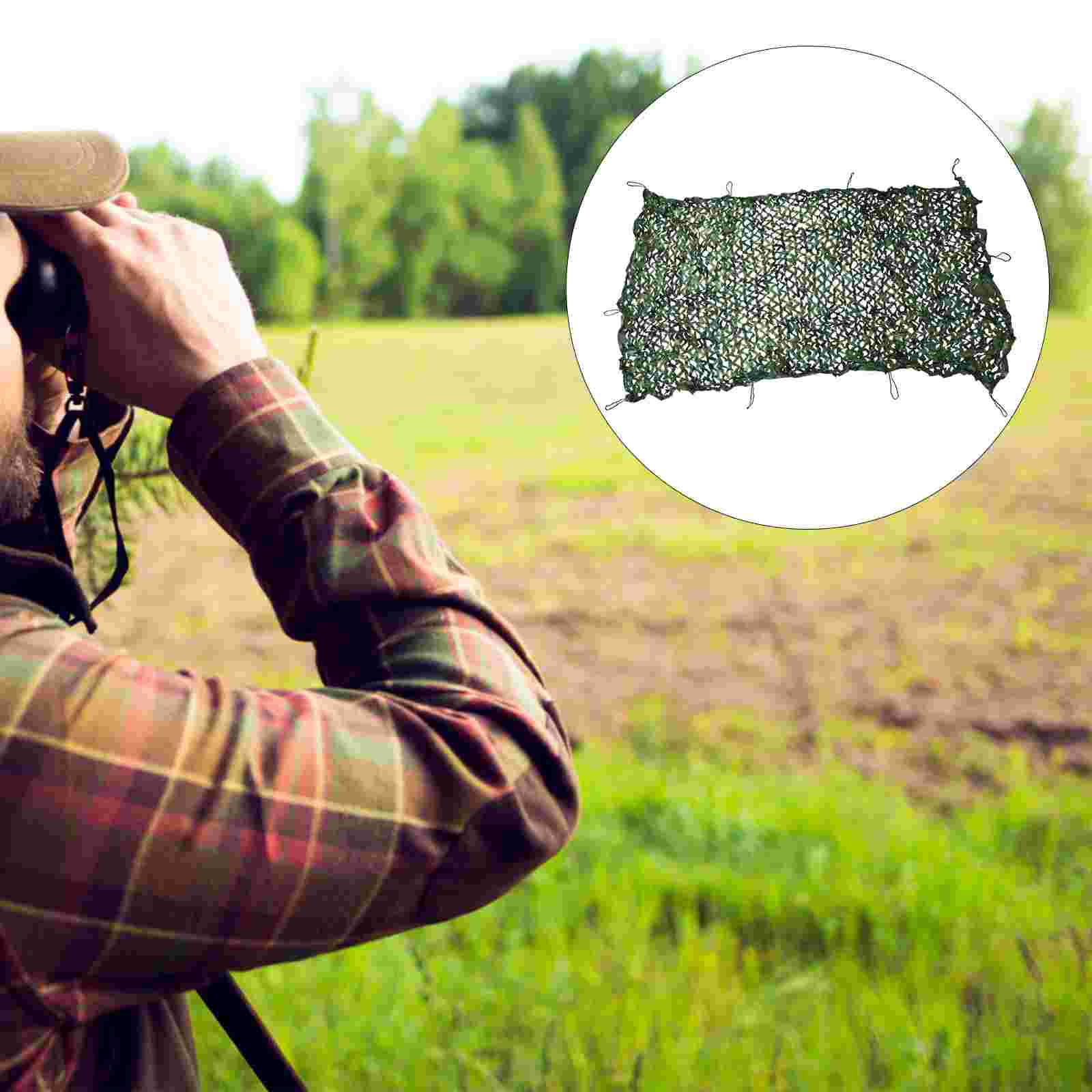 1Pc Camo Netting Camo Shelter Woodland Jungle Leave Net Camouflage Mesh Wrap