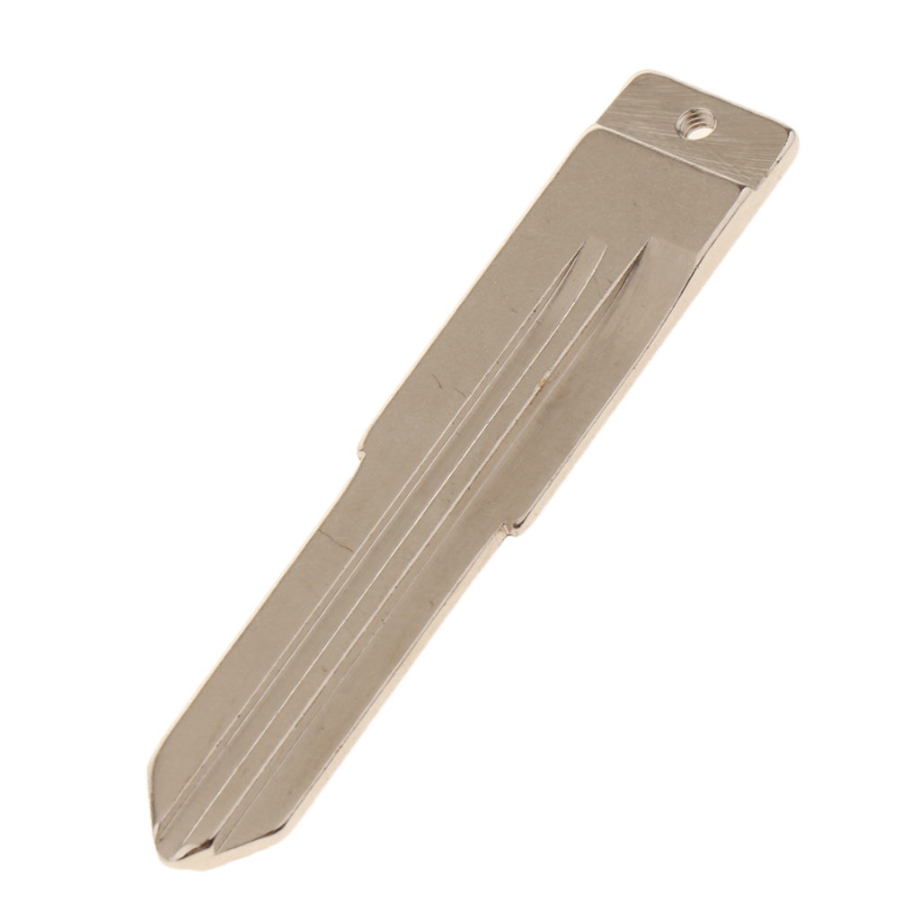 Durable Replacement Uncut Smart Emergency Insert Key Blank Blade for Mitsubishi (50x10x5mm)