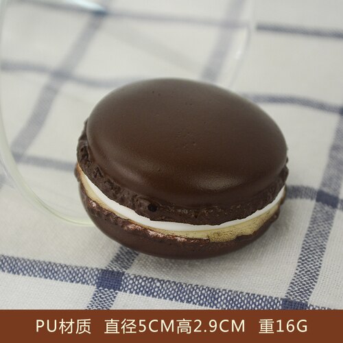 1 stk madfotografering indretning simulation donuts macaron rekvisitter mad model dessert bord snack dekoration kunstig kage boligindretning