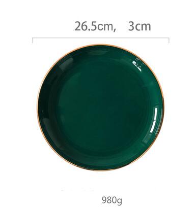 plate plate family dinner bowl combination soup bowl salad bowl Nordic light