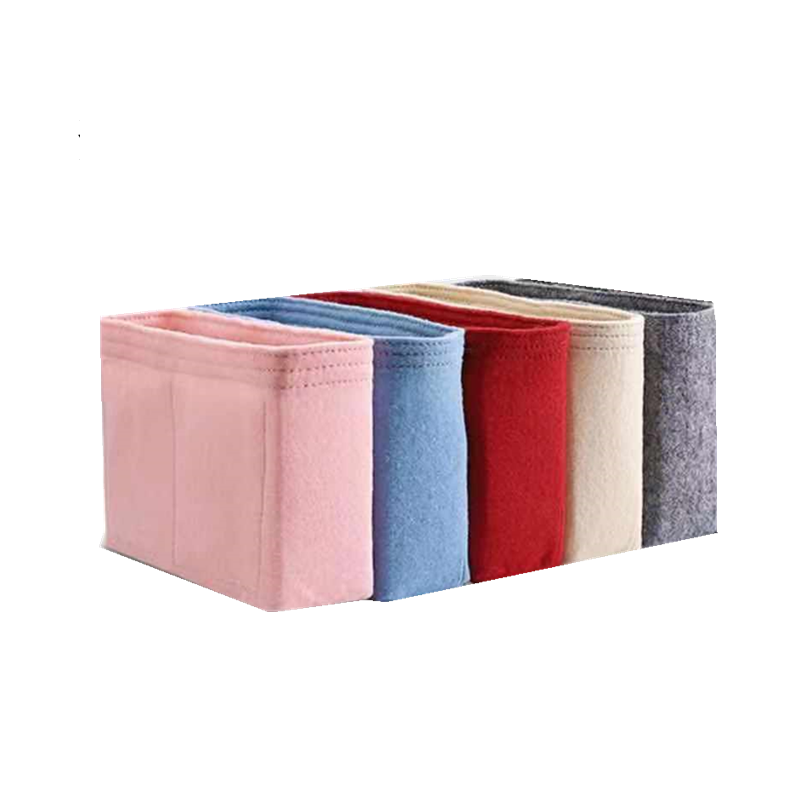 Fits For Pochette Passy Flap Felt Cloth Insert Bag Organizer Makeup Handbag Organizer Travel Inner Purse Portable Cosmetic Bags