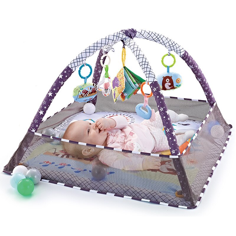 Baby fitness ramme drenge og piger gennemsøgning spil tæppe puslespil multifunktion hegn gennemsøgning måtte oplysning legetøj 0-18