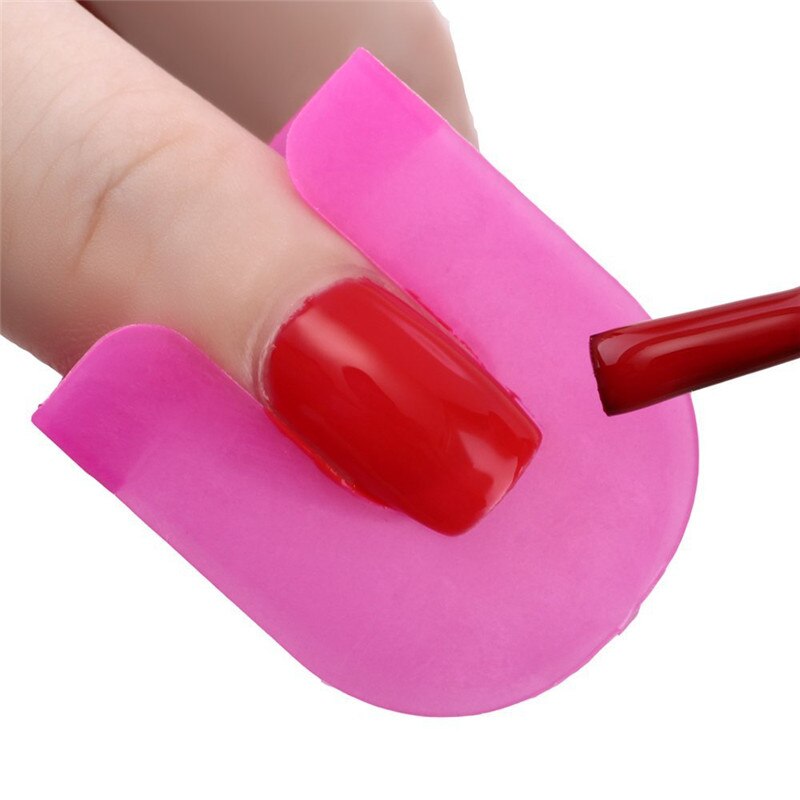 Kit de pochoirs réutilisables professionnels pour bords à ongles, barrière pour la peau, Kit de manucure, protection des pointes, pour Nail Art, 26 pièces