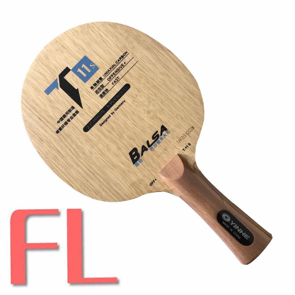 Galaxy Melkweg Yinhe T-11 + T 11 + T11 + T11S T-11S Limba Balsa Off Tafeltennis Blade Voor pingpong Racket: FL T11S