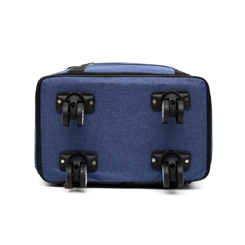 Consignment Trolley Case with Wheels Folding Large Capacity Travel Bag Oxford Cloth Carry On Hand Luggage Suitcases