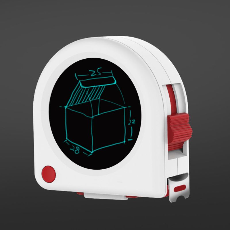 Tape Measure with LCD Screen Writing Tablet Drawing Board Measuring Tape 5m 16ft M4YD