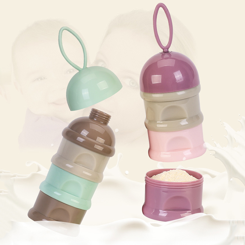 3 Layer Container for Mixture Bottle Feeding Baby Formula Breast Milk Power Storage Mix Dispenser babies Food Portable Kids Box