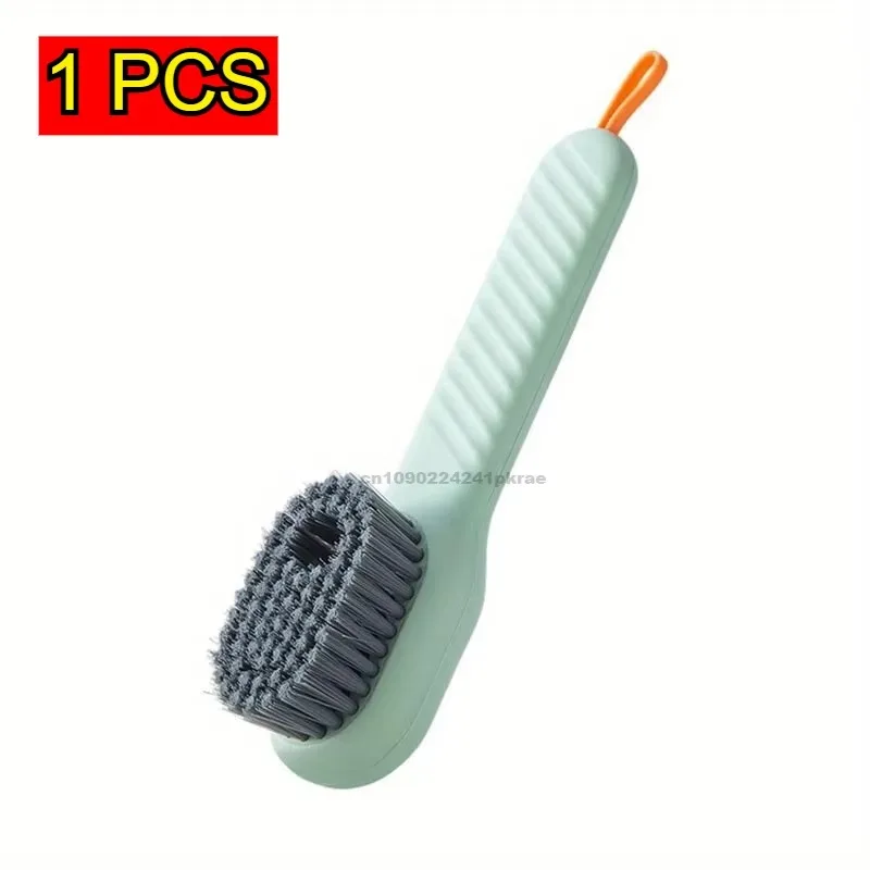 6-1pcs Washing Machine Shoe Bag for Sneakers Cleaning Slippers Washing Machine Cover Shoe Laundry Bag Soft Bristle Clean Brush: Chocolate
