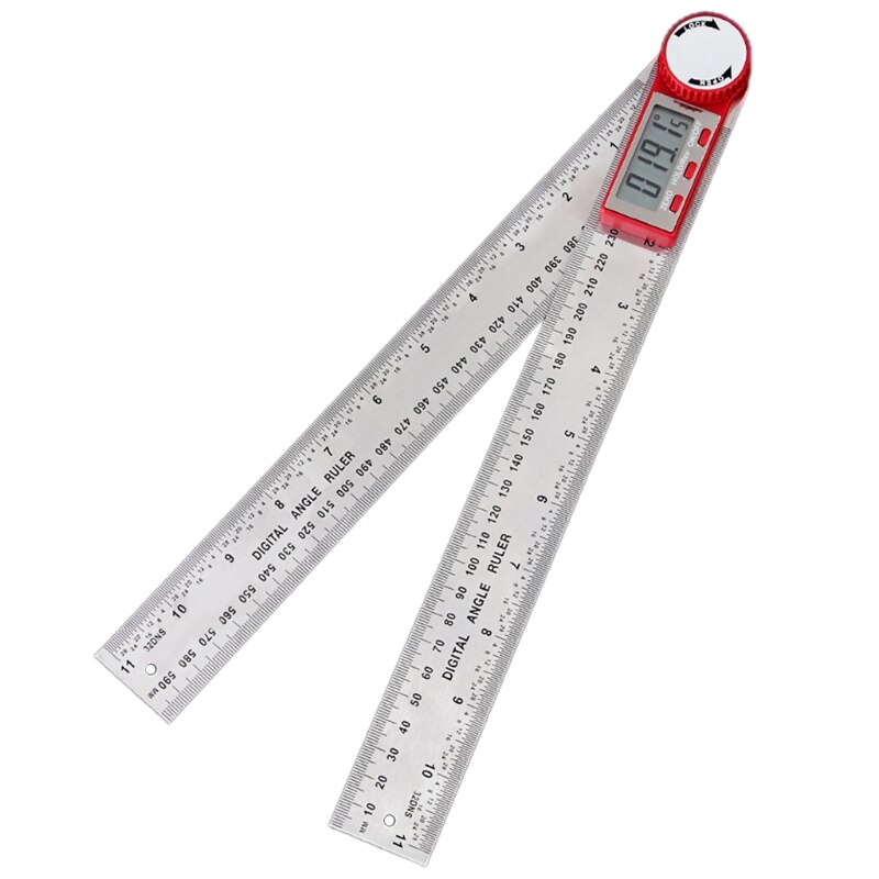 Digital Angle Ruler Meter 0-200mm 0-300mm 0-500mm Ruler Inclinometer Electron Goniometer Protractor Angle Finder Scale Measuring