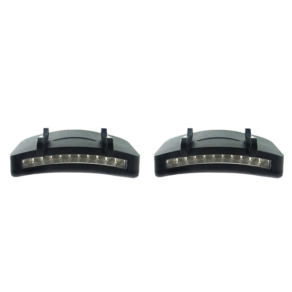 11 LEDs Super Bright Cap Light Battery/Charging Headlight Flashlight Head Cap Hat Light Clip on Light for Fishing Hiking