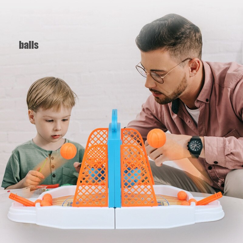 Mini Schreibtisch Basketball Spielen Spielzeug Eltern-Art-Interaktion Sport Finger Projektion Basketball Gericht Spiel für freundlicher