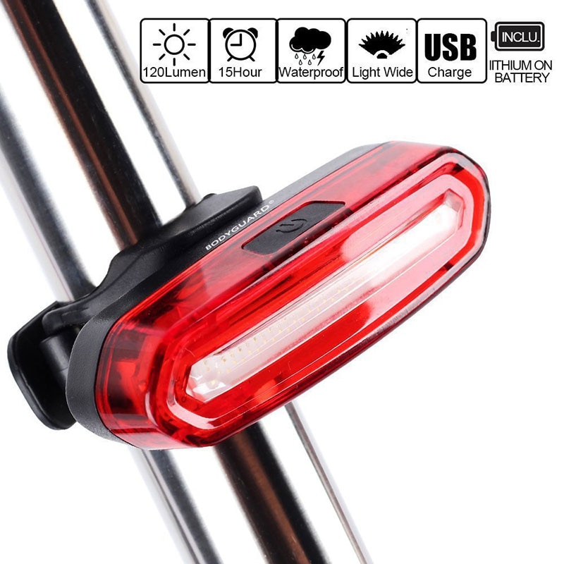 120Lumen Fiets Licht Fietsen Led Achterlicht Usb Oplaadbare Waterdichte Mtb Racefiets Achterlicht Back Lamp