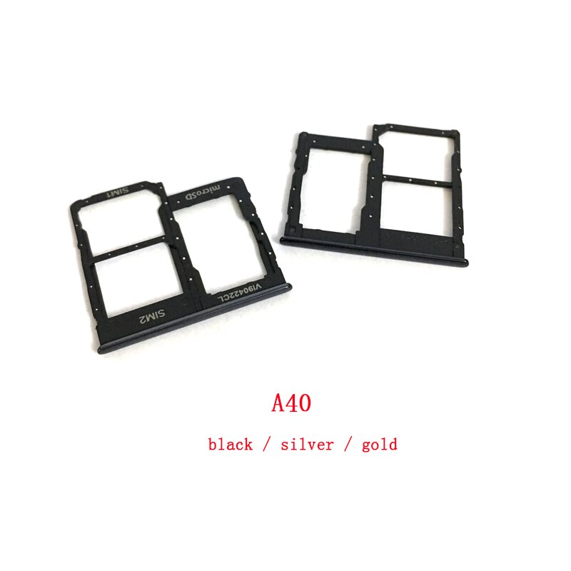 20pcs Sim Card Tray SD Reader Holder For Samsung Galaxy A10 A20 A30 A40 A50 A60 A70 A80 A90 M10 M20 M30SIM Card Tray Slot Holder
