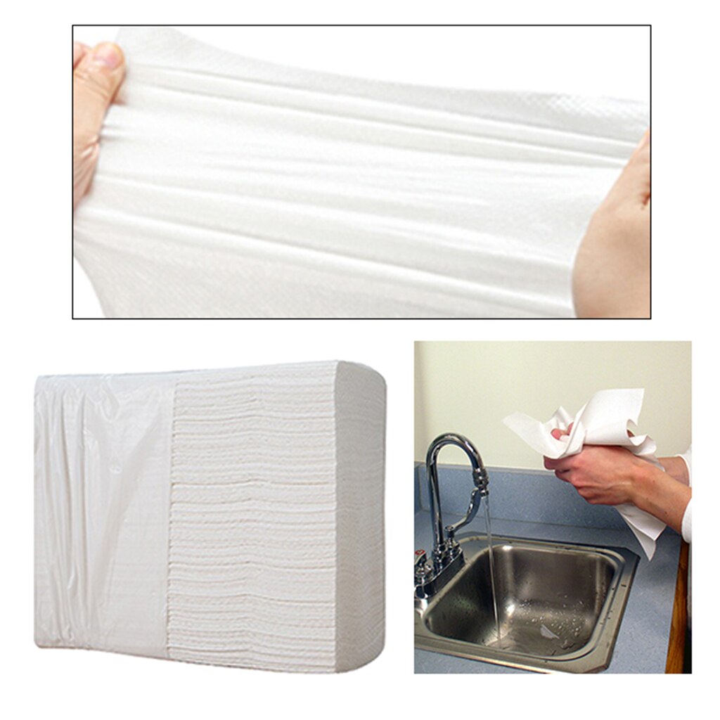 200x/Pack Soft Multifold Paper Towels Wood Pulp Tissues Paper Extraction