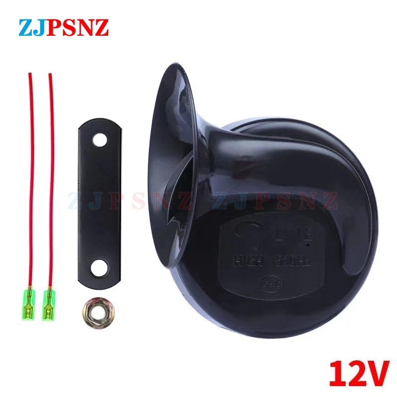 Car Snail Horn 6V 12V 24V 36V 48V 60V 72V Electric Air Horn Motorcycle Scooters Truck e-Bike Waterproof Snail Horns Super Sound