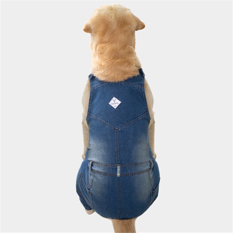 Large Dog Clothes Jumpsuit Overalls Big Dog Clothing Rompers French Bulldog Shiba Inu Husky Labrador Golden Retriever Costume