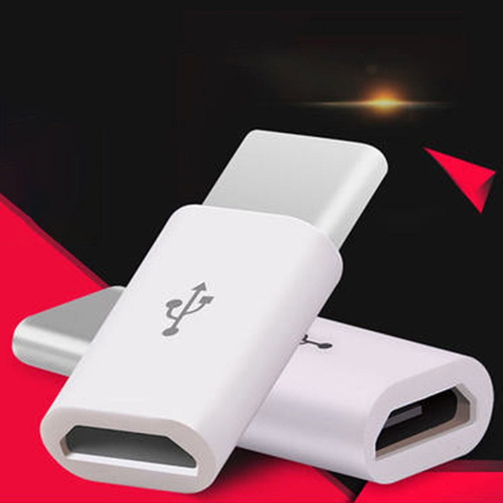 Abs Shell Type-C Naar Android Micro Interface Adapter Type-C Vrouwelijke Om V8 Mannelijke Type-C adapter Snel Opladen