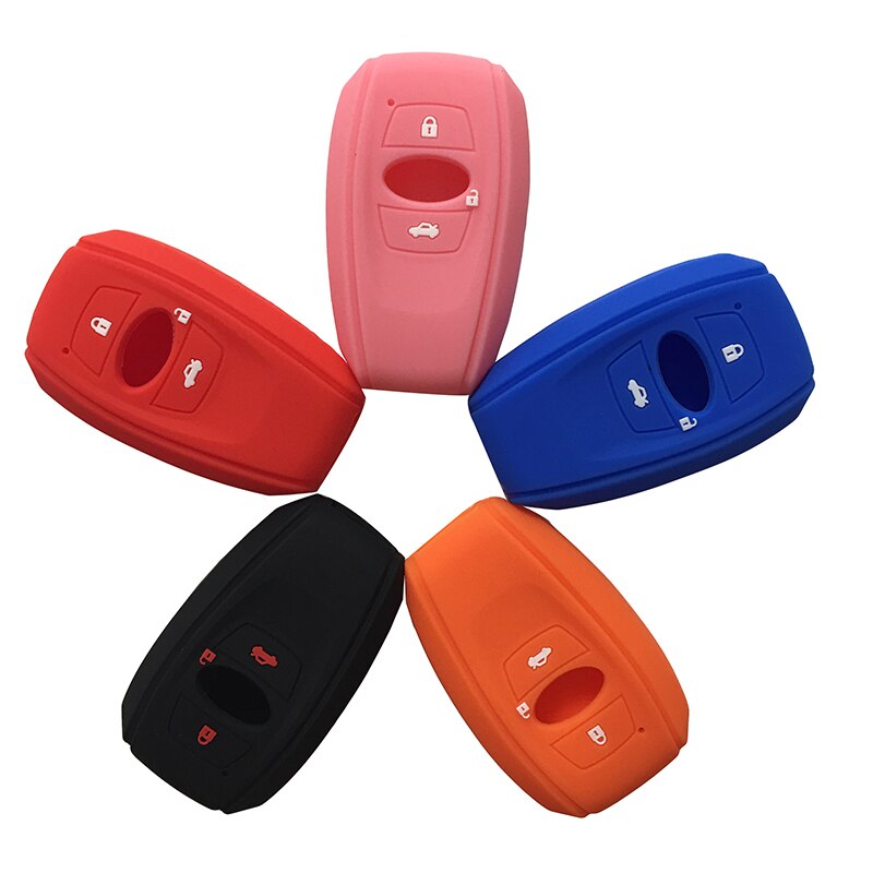 BRZ Key Cover for Subaru Forester XV BRZ Silicone Key Case Smart Car Key Cover Case for Keys Key Cover