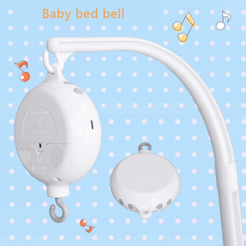 Baby Boy Girl Novelty Rattles Toy Rotating Hanging Crib Bed Mobile Bell Toy Safe and Non-toxic Music Box Toy For Bluetooth d